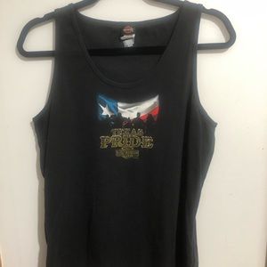 Harley Davidson Woman’s Black 100% Cotton Tank Top